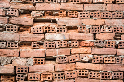 Full frame shot of brick wall