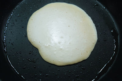 Close-up of egg in plate