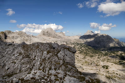 Steinernes meer, mountain landscape in bavaria, germany and austria in autumn