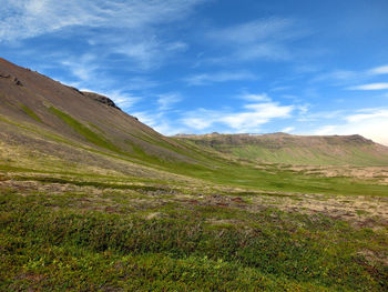 Scenic view of landscape against sky