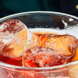 Close-up of drink on table