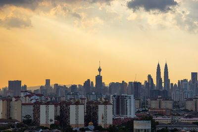 Aerial view of city