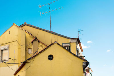 Low angle view of building against sky