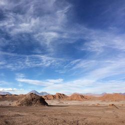 View of atacama desert against sky