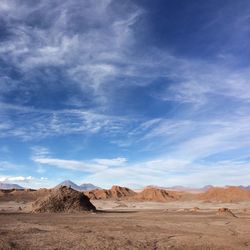 View of atacama desert against sky