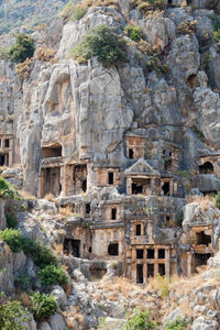 View of old ruins