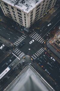 Aerial view of city