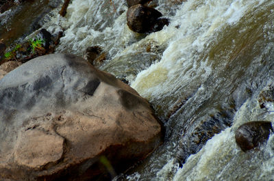 Rocks in water