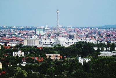 View of buildings in city