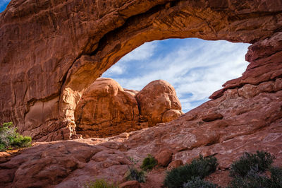 View of rock formations