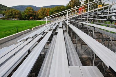 Photo of stadium stands taken in the united states