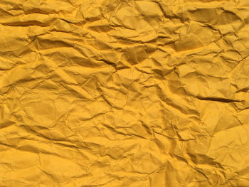 Full frame shot of yellow paper