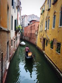 Canal along buildings