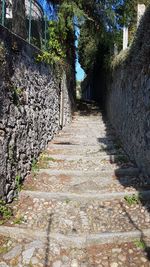 Footpath by wall