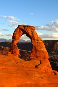 View of rock formation