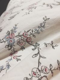 Close up of floral pattern