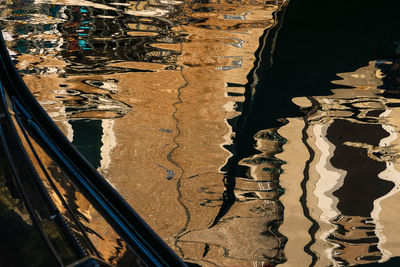 Reflection of landscape in water