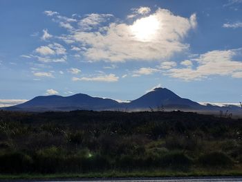 Scenic view of landscape against sky