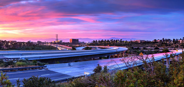 View of highway against sky