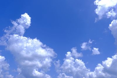 Low angle view of clouds in sky