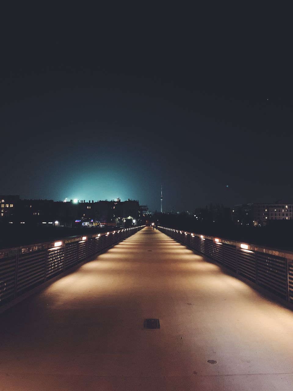 night, architecture, sky, illuminated, built structure, city, no people, nature, building exterior, direction, copy space, water, transportation, building, connection, the way forward, outdoors, clear sky, bridge, cityscape