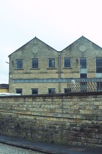 Exterior of old building against sky