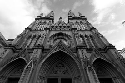 Low angle view of cathedral against sky