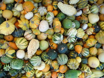 Full frame shot of fruits for sale at market