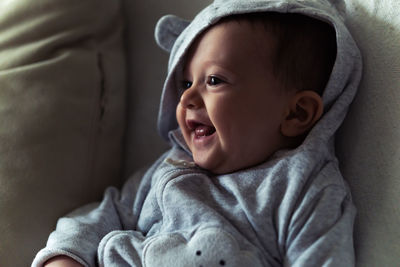 Portrait of cute boy