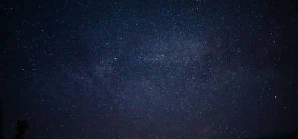 Low angle view of stars in sky