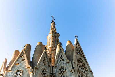 Low angle view of cathedral against clear sky