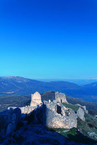 Castle against blue sky