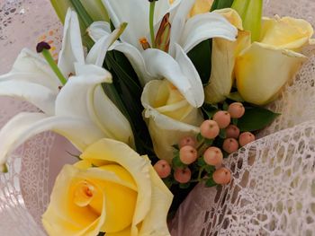 Close-up of rose bouquet