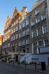 Low angle view of building against sky