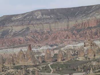 Rock formations in a desert