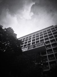 Low angle view of building against sky