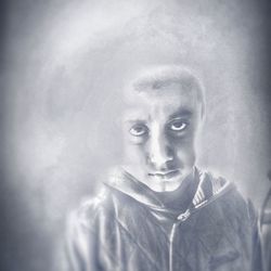 Portrait of young woman