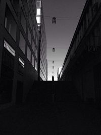 Low angle view of buildings in city