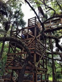 Old built structure with trees in background