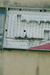 Low angle view of old building