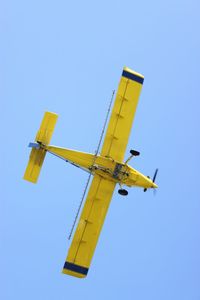 Crop duster soaring