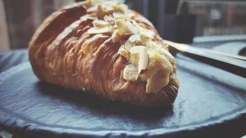 Close-up of cake on plate