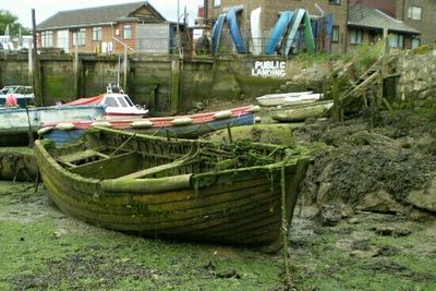 Boats in river