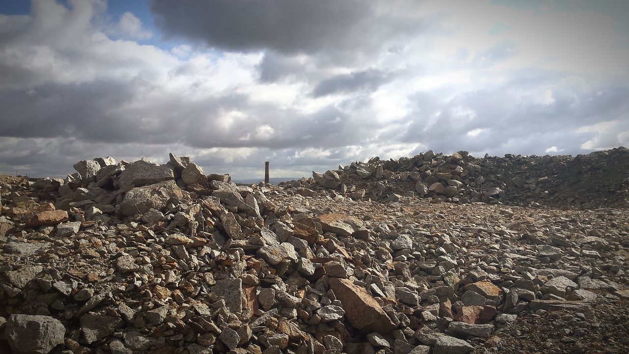 STACK OF STONES ON LAND