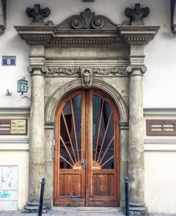 Entrance of old building