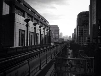 Railroad station platform