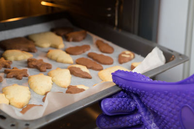 Close-up of cookies