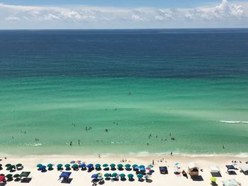 People at beach
