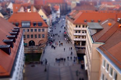 High angle view of a city