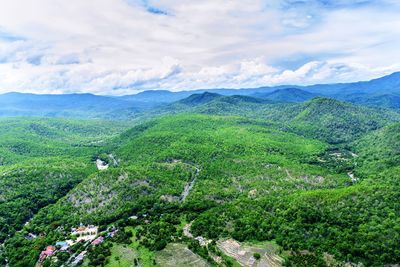 Scenic view of landscape against sky